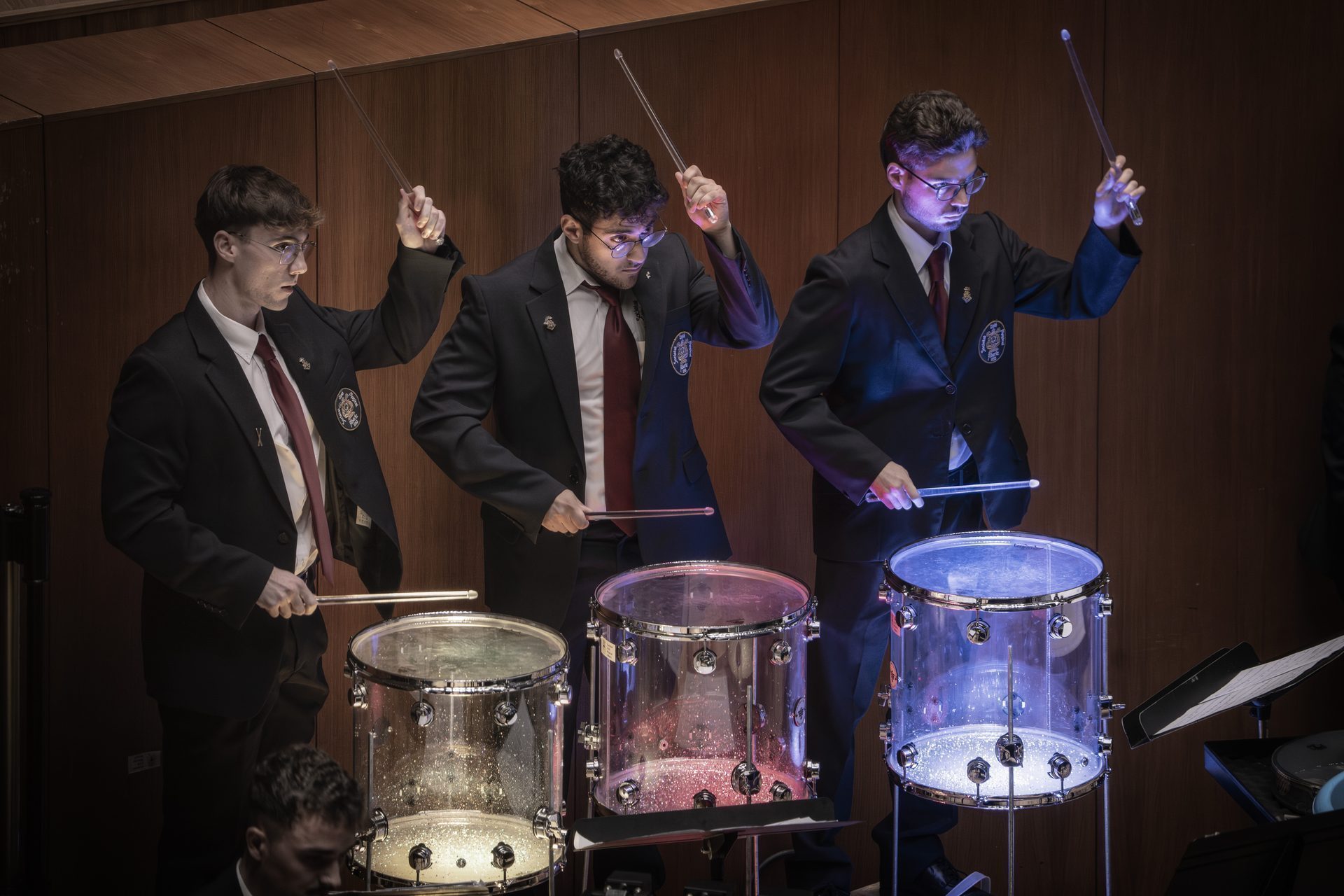 Secció de percussió al Certamen